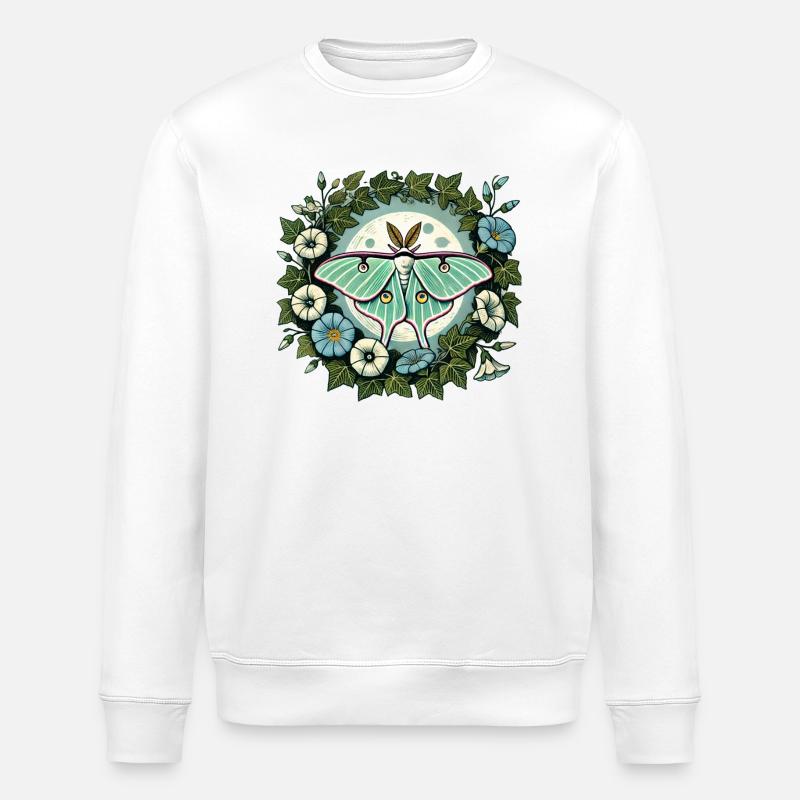 Luna-Motte - Stanley/Stella Unisex Bio-Sweatshirt ROLLER - Weiß