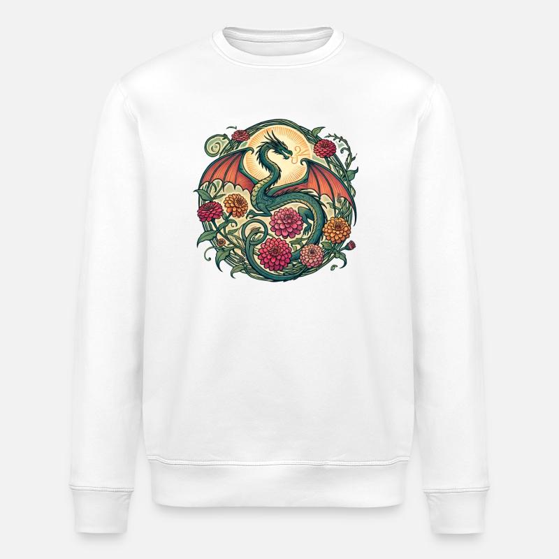 Dragon - Sweat bio ROLLER Stanley/Stella Unisexe - blanc