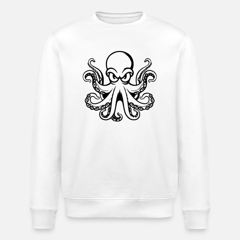 Pieuvre Pieuvre - Sweat bio ROLLER Stanley/Stella Unisexe - blanc