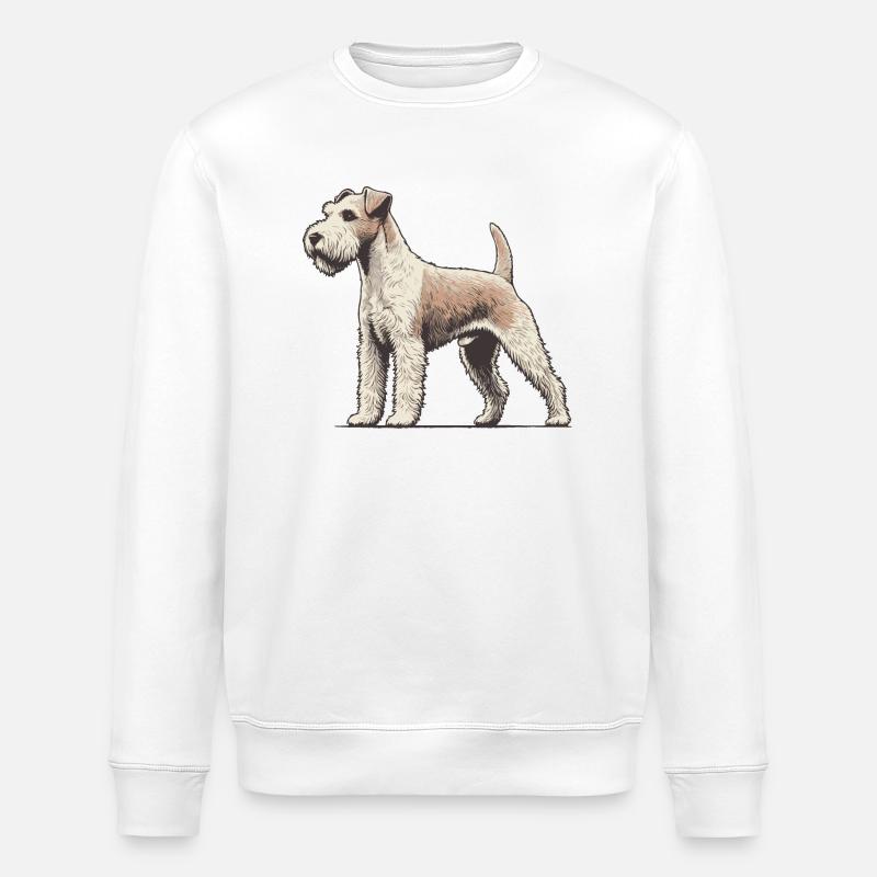 Terrier - Stanley/Stella ROLLER Unisex Organic Sweatshirt - white