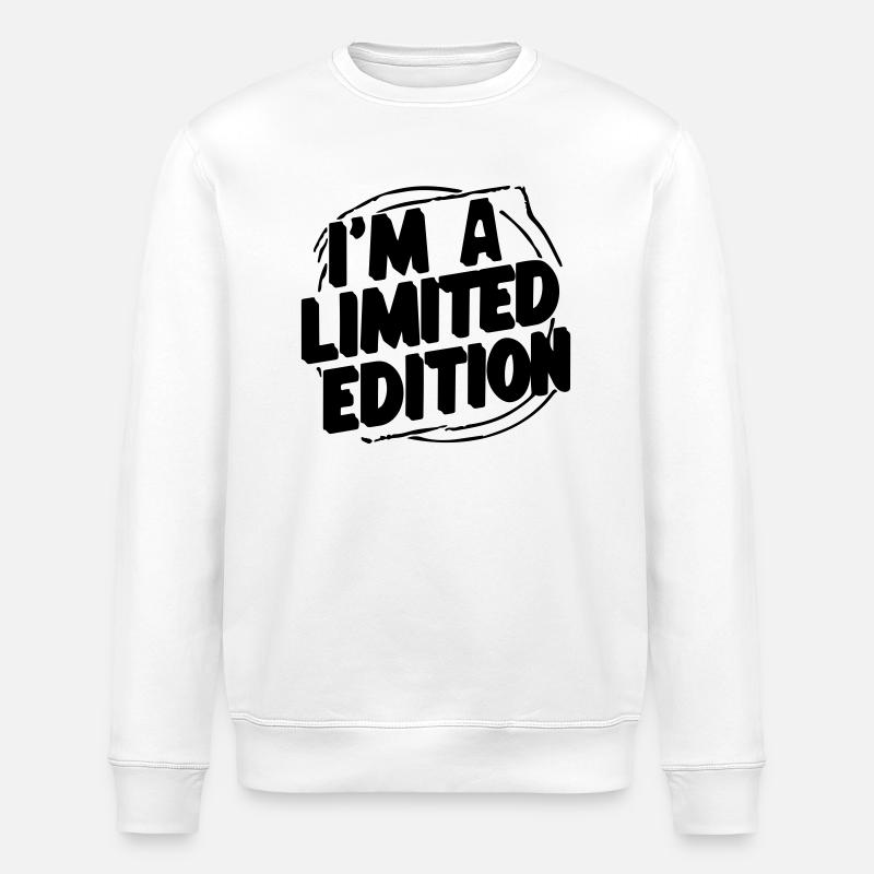 Je suis une édition limitée - Sweat bio ROLLER Stanley/Stella Unisexe - blanc