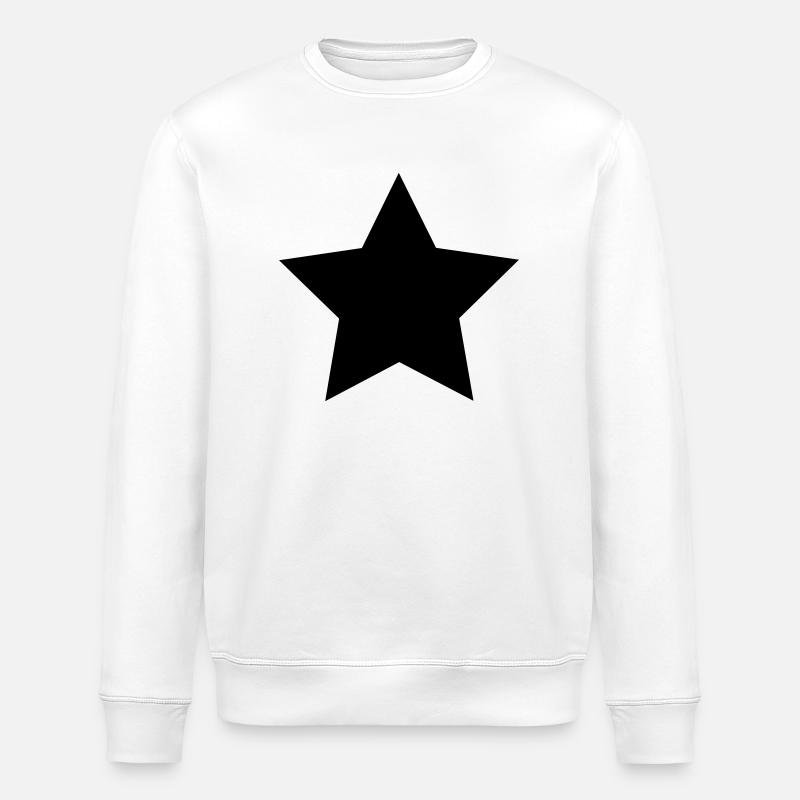 Star, les étoiles - Sweat bio ROLLER Stanley/Stella Unisexe - blanc