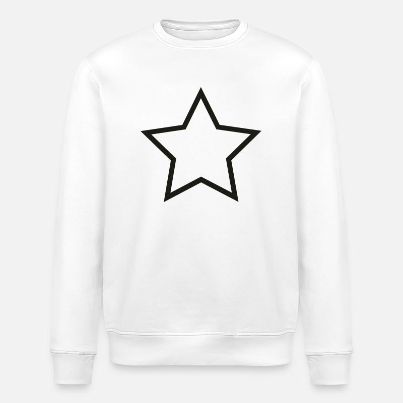 stern - Stanley/Stella Unisex Bio-Sweatshirt ROLLER - Weiß