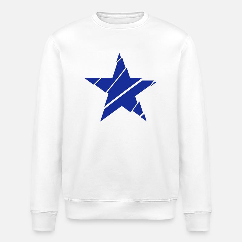 star broken - Stanley/Stella Unisex Bio-Sweatshirt ROLLER - Weiß