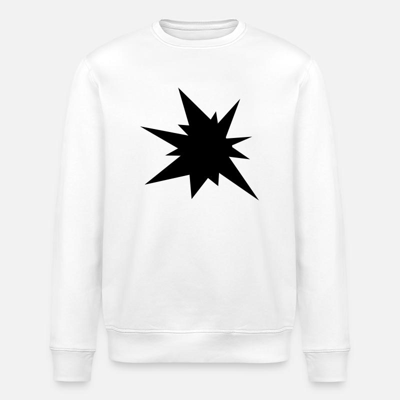Explosion Stern - Stanley/Stella Unisex Bio-Sweatshirt ROLLER - Weiß