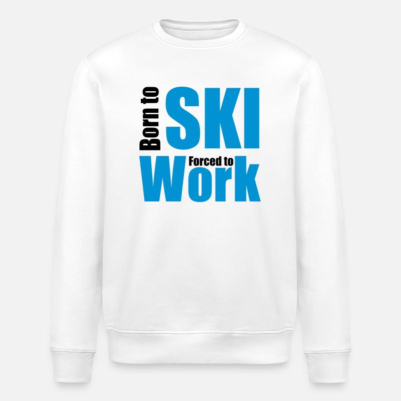 ski - Stanley/Stella Unisex Bio-Sweatshirt ROLLER - Weiß