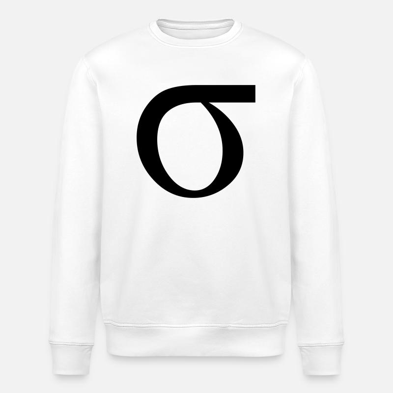 sigma greek - Sweat bio ROLLER Stanley/Stella Unisexe - blanc