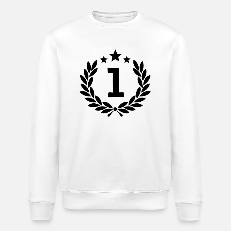 1. Jubiläum - Stanley/Stella Unisex Bio-Sweatshirt ROLLER - Weiß