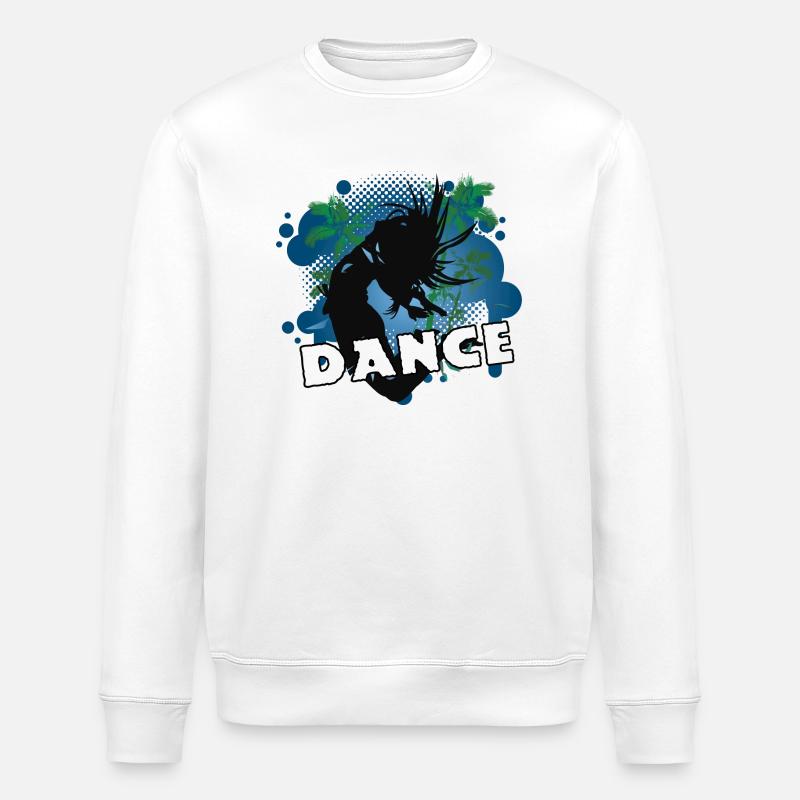 Logo_026_MOKE-D - Sweat bio ROLLER Stanley/Stella Unisexe - blanc