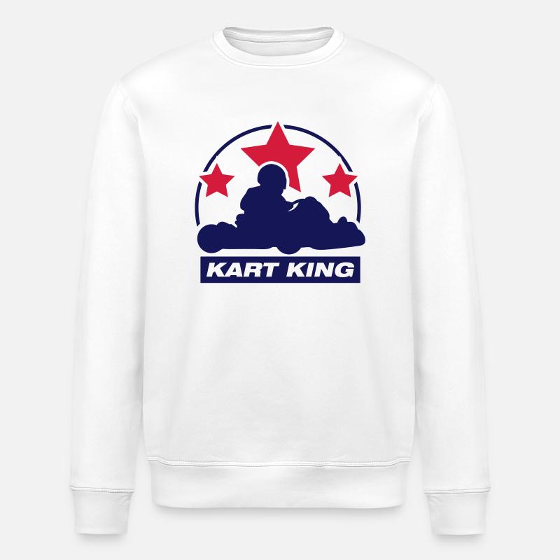 kart_king_fa2 - Sweat bio ROLLER Stanley/Stella Unisexe - blanc