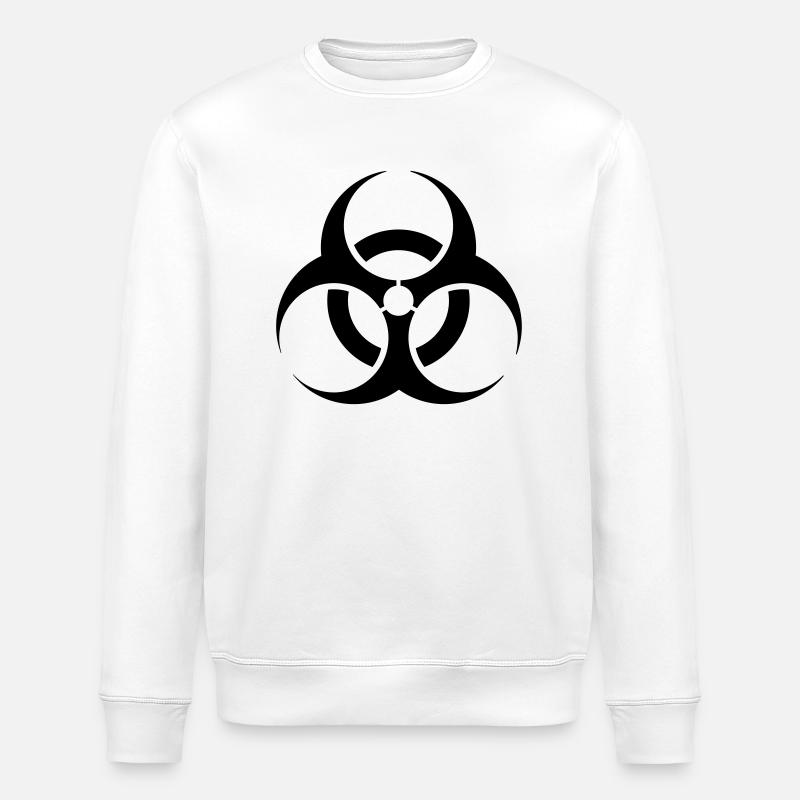 Biohazard - Stanley/Stella Unisex Bio-Sweatshirt ROLLER - Weiß