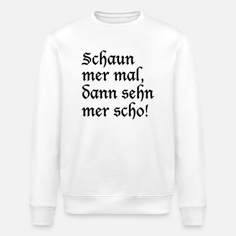 Gaze mer times - Stanley/Stella ROLLER Unisex Organic Sweatshirt - white