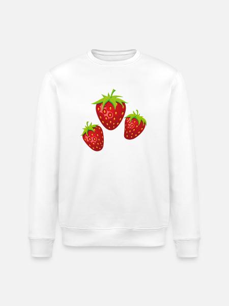 3fraises - Sweat bio ROLLER Stanley/Stella Unisexe - blanc