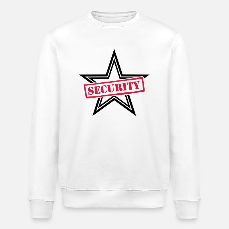 Security Stamp Design - Sweat bio ROLLER Stanley/Stella Unisexe - blanc