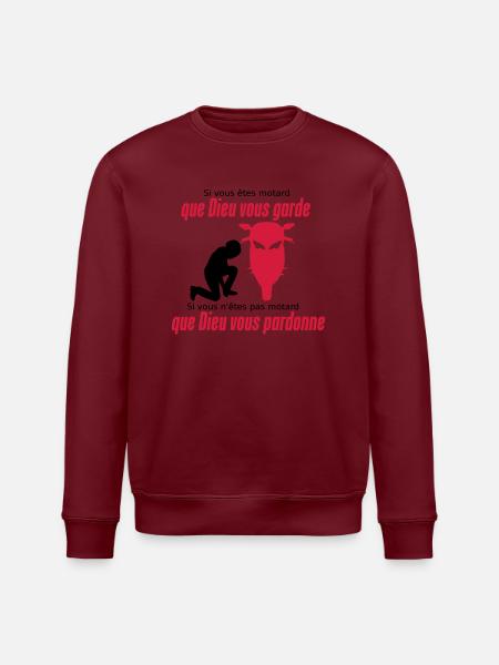 Que Dieu vous pardonne - Sweat bio ROLLER Stanley/Stella Unisexe - blanc