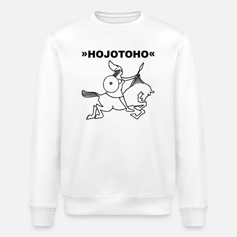 Walküre HOJOTOHO - Stanley/Stella Unisex Bio-Sweatshirt ROLLER - Weiß