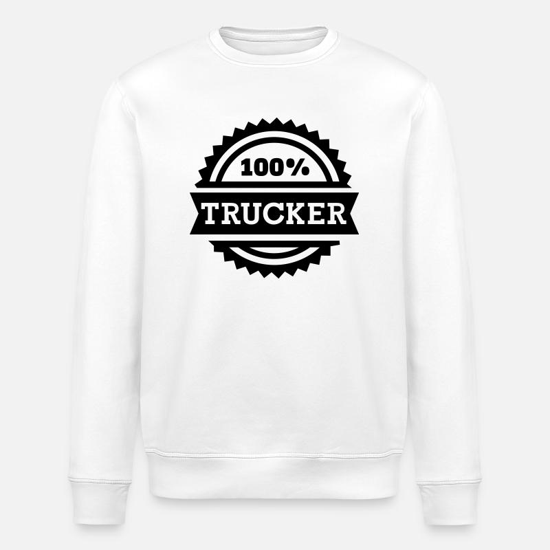 Trucker - Stanley/Stella Unisex Bio-Sweatshirt ROLLER - Weiß