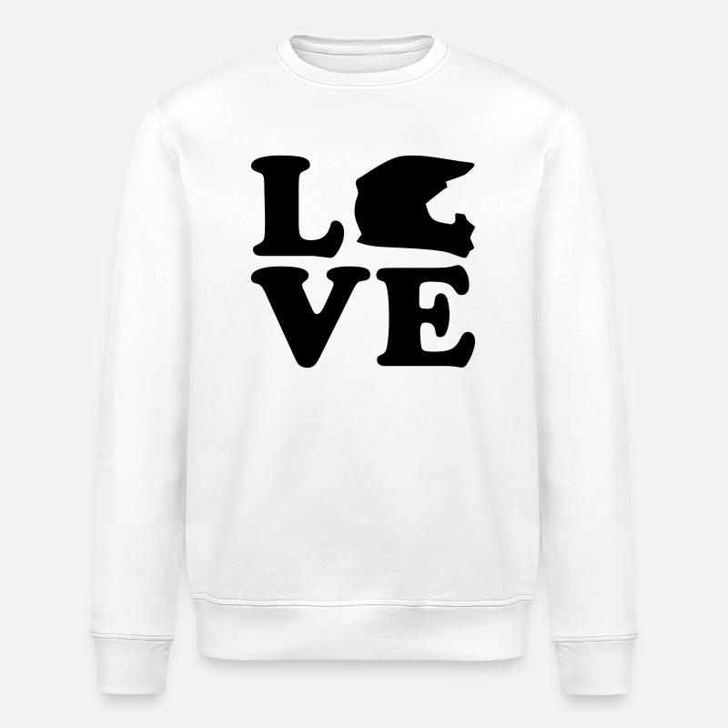 Motocross - Sweat bio ROLLER Stanley/Stella Unisexe - blanc