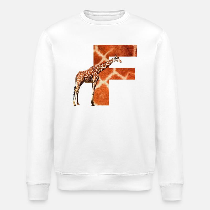 girafe f - Sweat bio ROLLER Stanley/Stella Unisexe - blanc