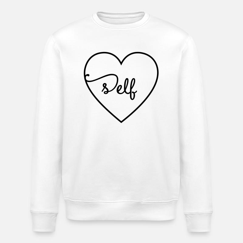 Selbstliebe - Stanley/Stella Unisex Bio-Sweatshirt ROLLER - Weiß