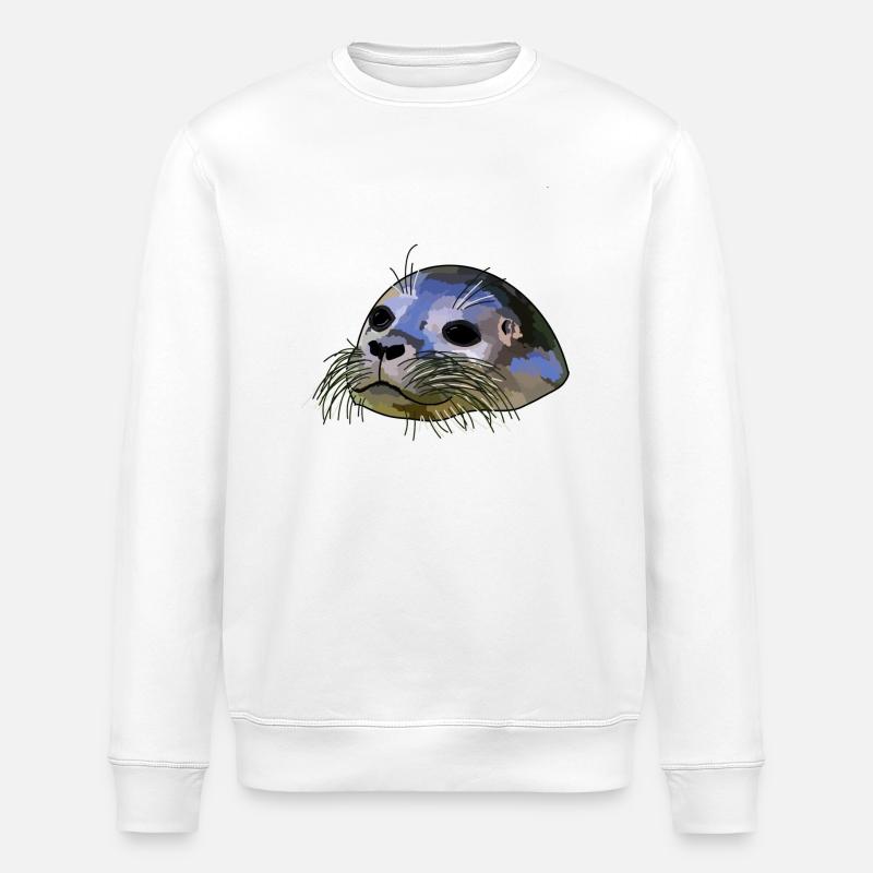 Robbe - Stanley/Stella Unisex Bio-Sweatshirt ROLLER - Weiß