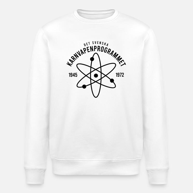 The Swedish nuclear weapons programme - Stanley/Stella ROLLER Unisex Organic Sweatshirt - white