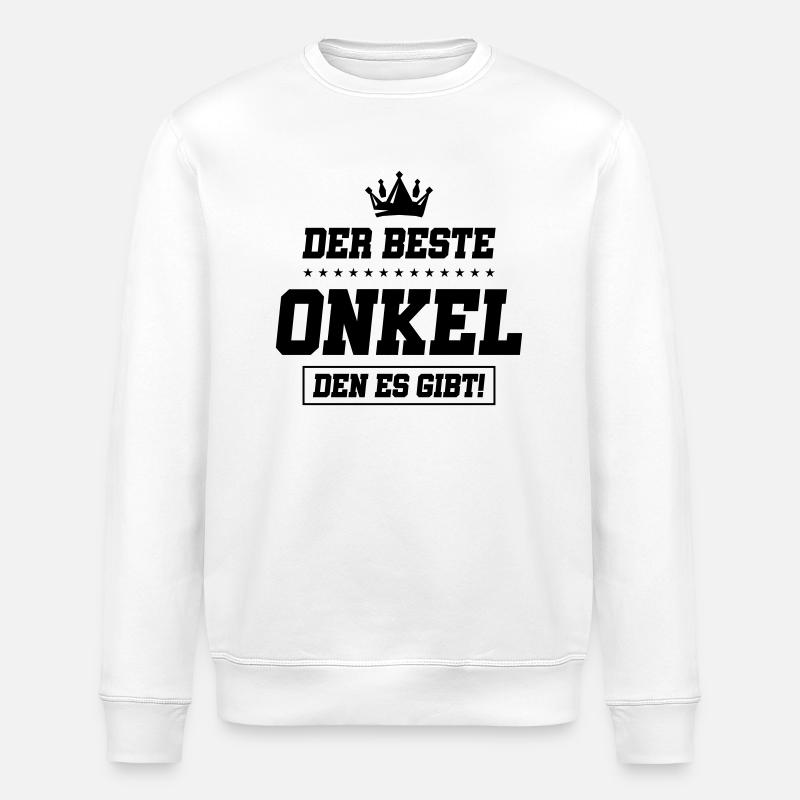 Le meilleur oncle - Sweat bio ROLLER Stanley/Stella Unisexe - blanc