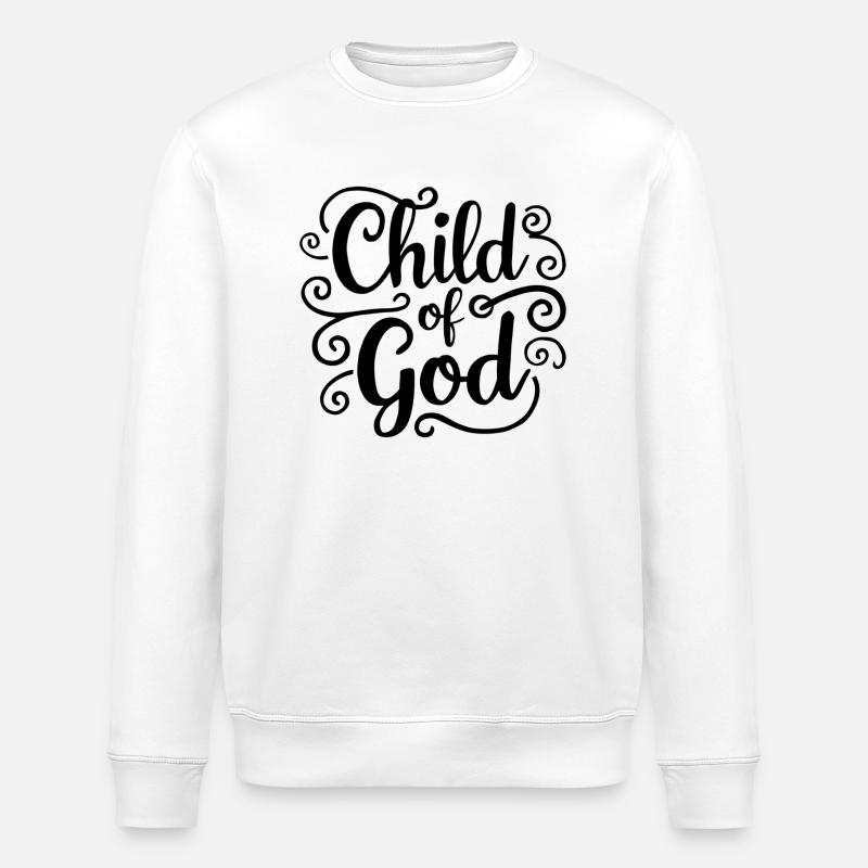 Kind Gottes - Stanley/Stella Unisex Bio-Sweatshirt ROLLER - Weiß