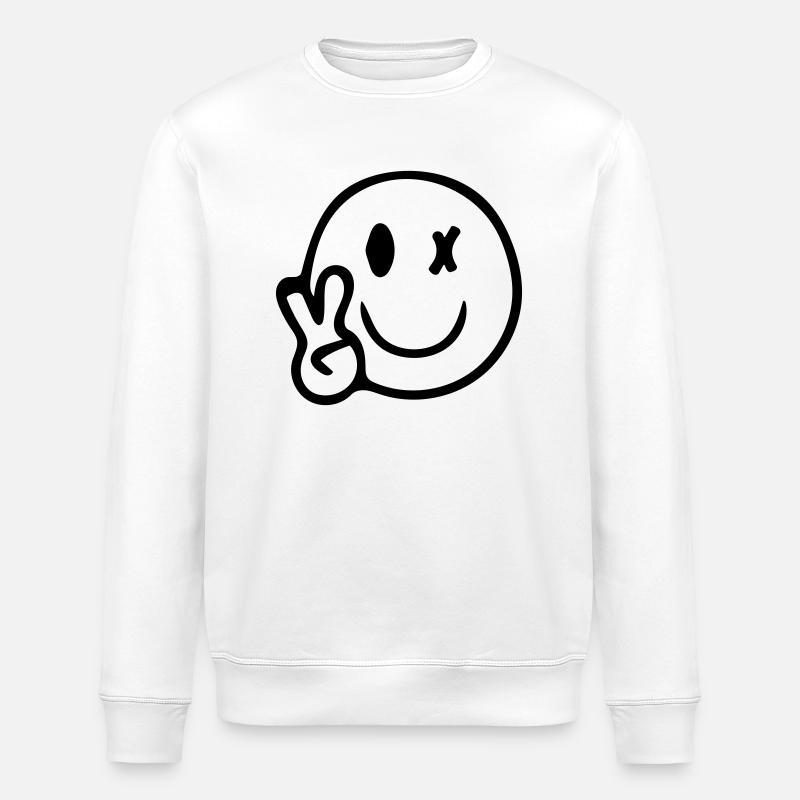 sourire - Sweat bio ROLLER Stanley/Stella Unisexe - blanc