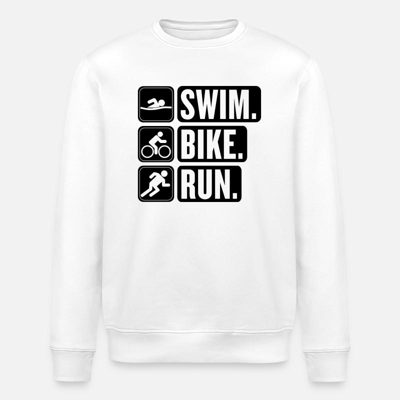 SBR Block 2 - Stanley/Stella ROLLER Unisex Organic Sweatshirt - white