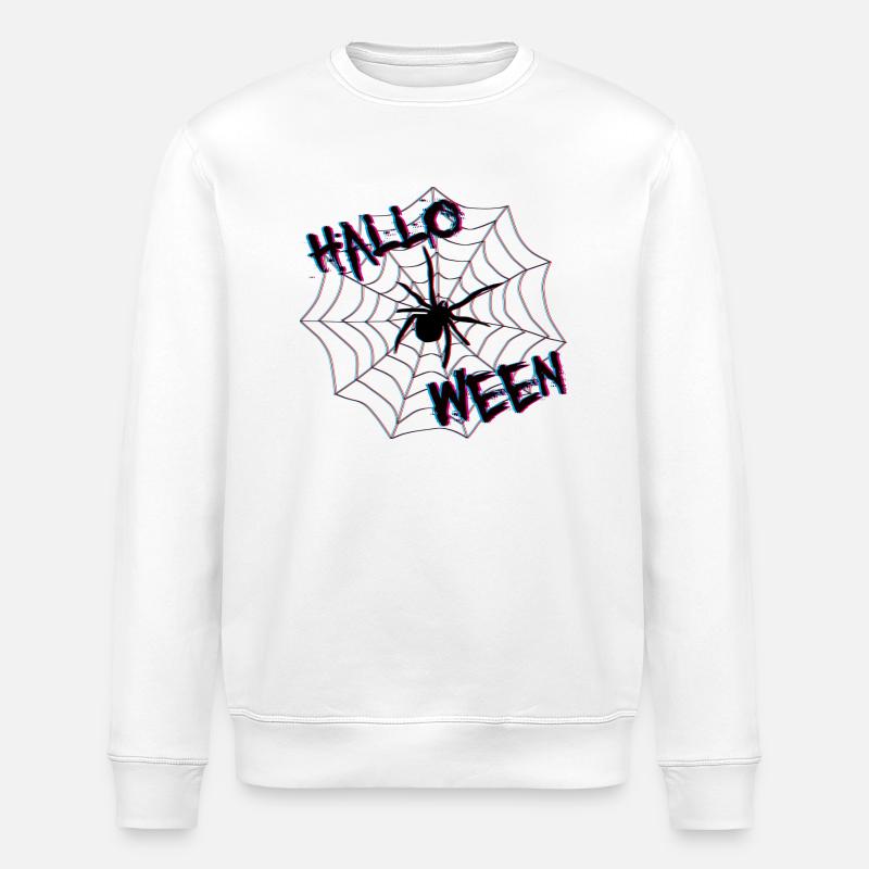 halloween - Stanley/Stella Unisex Bio-Sweatshirt ROLLER - Weiß