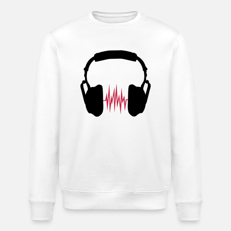 Kopfhörer - Stanley/Stella Unisex Bio-Sweatshirt ROLLER - Weiß