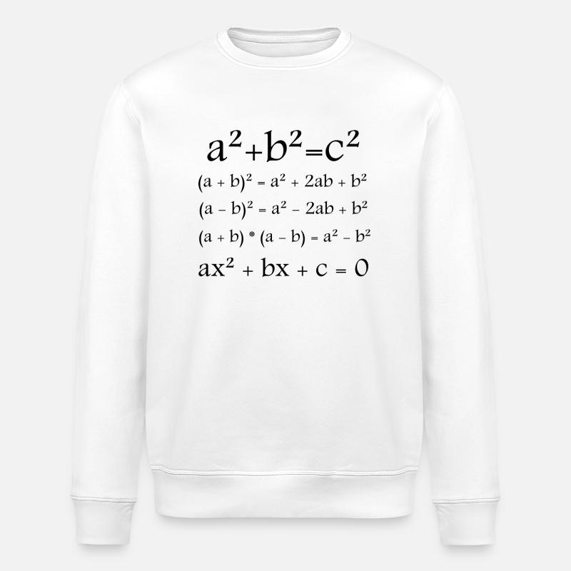 Mathematik / Math / Formel - Stanley/Stella Unisex Bio-Sweatshirt ROLLER - Weiß