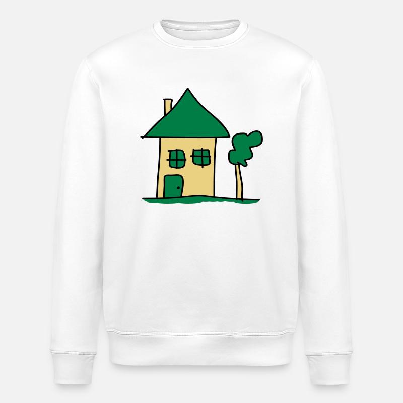 house - Stanley/Stella Unisex Bio-Sweatshirt ROLLER - Weiß