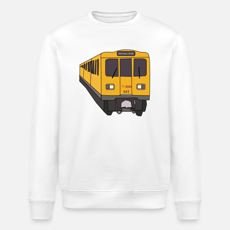 Berlin - Stanley/Stella Unisex Bio-Sweatshirt ROLLER - Weiß