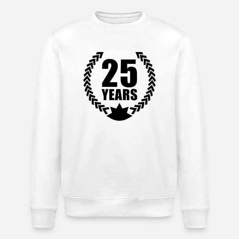 25_years__f1 - Sweat bio ROLLER Stanley/Stella Unisexe - blanc