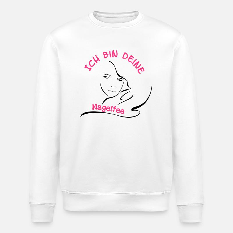 Ich bin deine Nagelfee - Stanley/Stella Unisex Bio-Sweatshirt ROLLER - Weiß