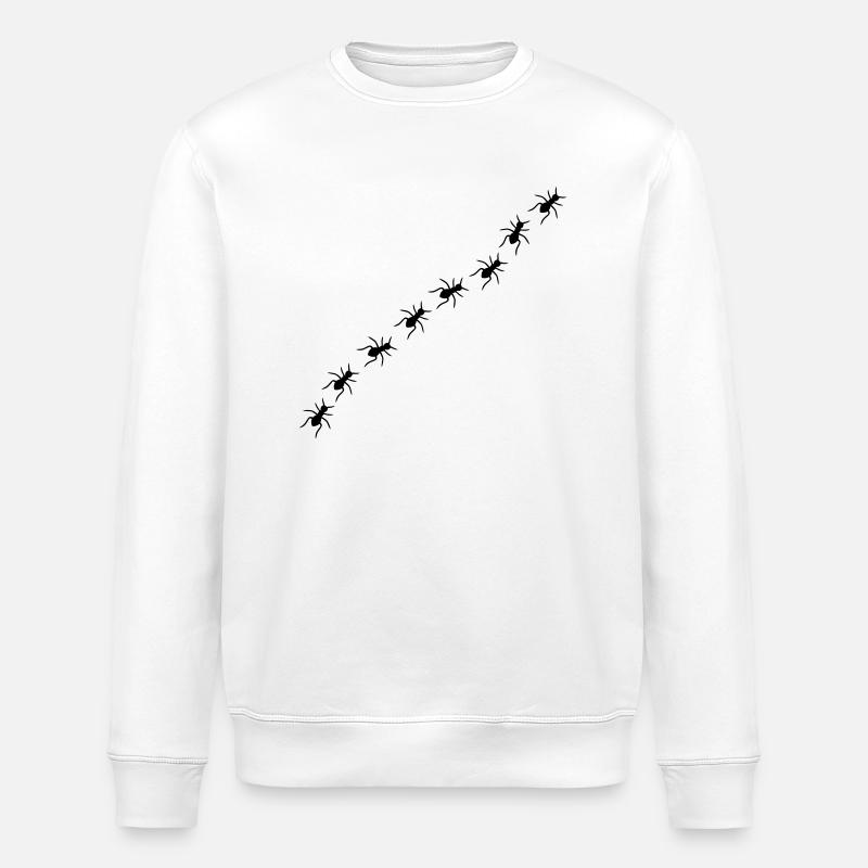 Ants - Sweat bio ROLLER Stanley/Stella Unisexe - blanc