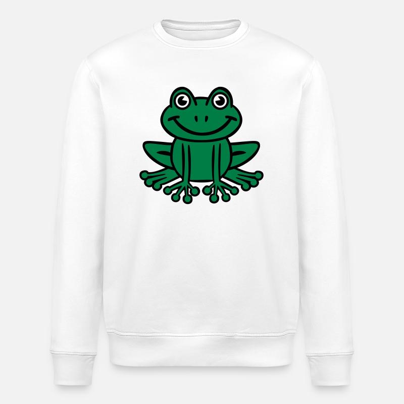 Frosch - Stanley/Stella Unisex Bio-Sweatshirt ROLLER - Weiß