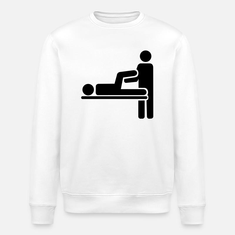 Physiotherapist - Stanley/Stella ROLLER Unisex Organic Sweatshirt - white