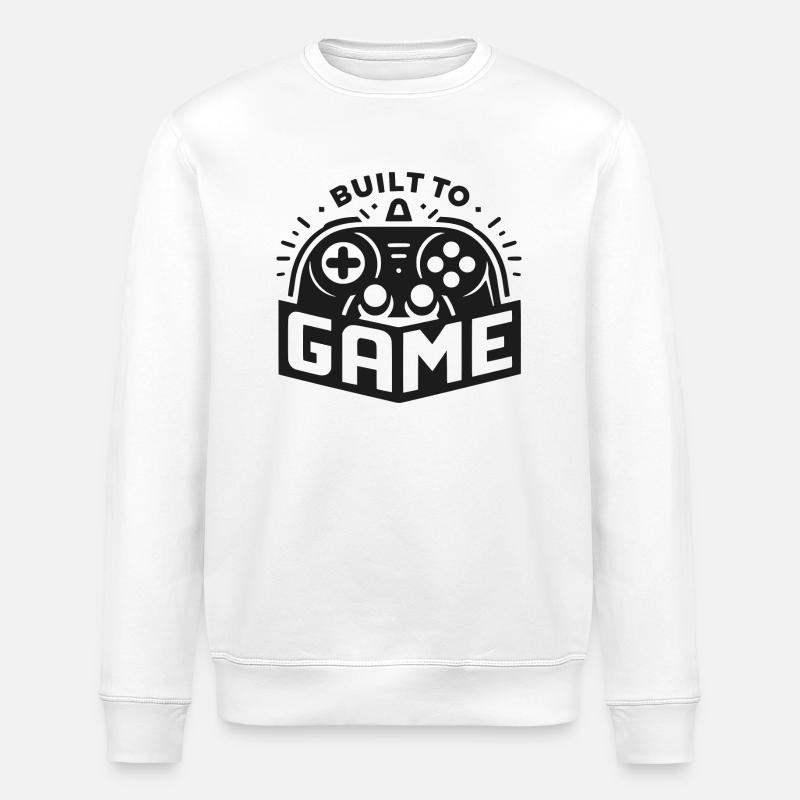 Built to Game - Stanley/Stella ROLLER Unisex Organic Sweatshirt - white