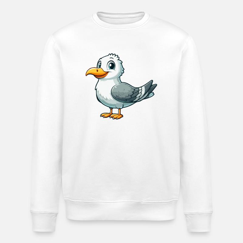 Seagull - Stanley/Stella ROLLER Unisex Organic Sweatshirt - white