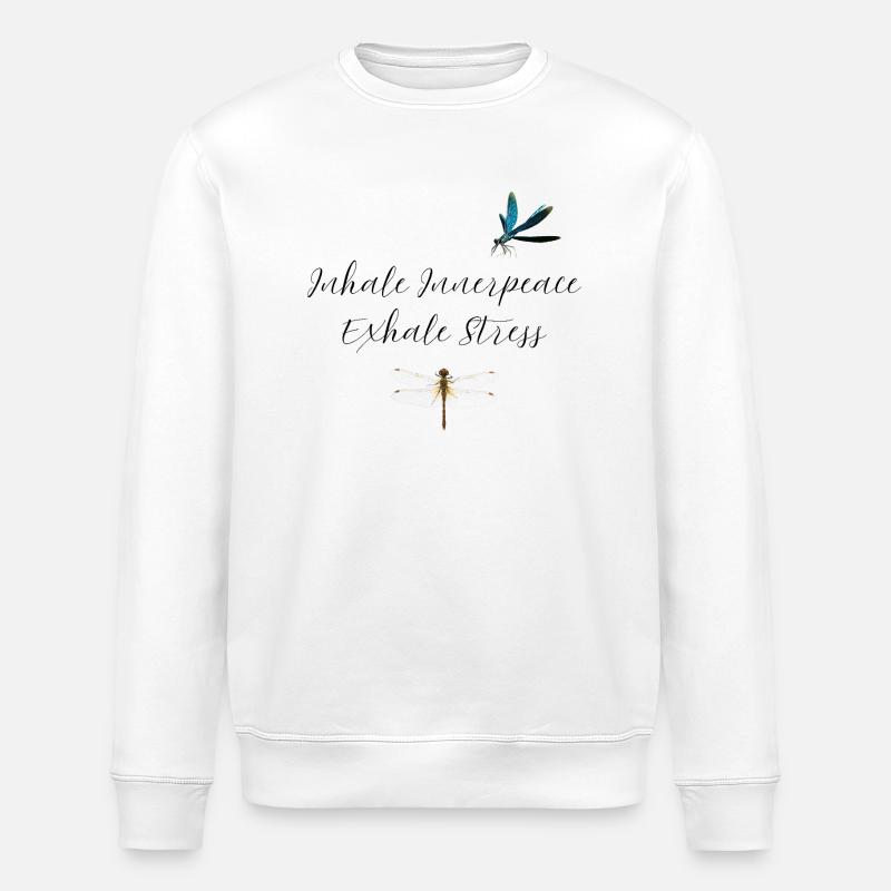 Inspirez Innerpeace - Sweat bio ROLLER Stanley/Stella Unisexe - blanc