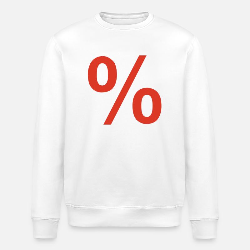 Pour cent - rabais - Sweat bio ROLLER Stanley/Stella Unisexe - blanc