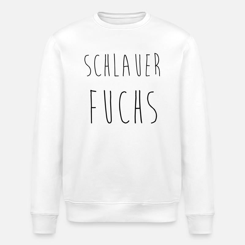 Schlauer Fuchs - Stanley/Stella Unisex Bio-Sweatshirt ROLLER - Weiß