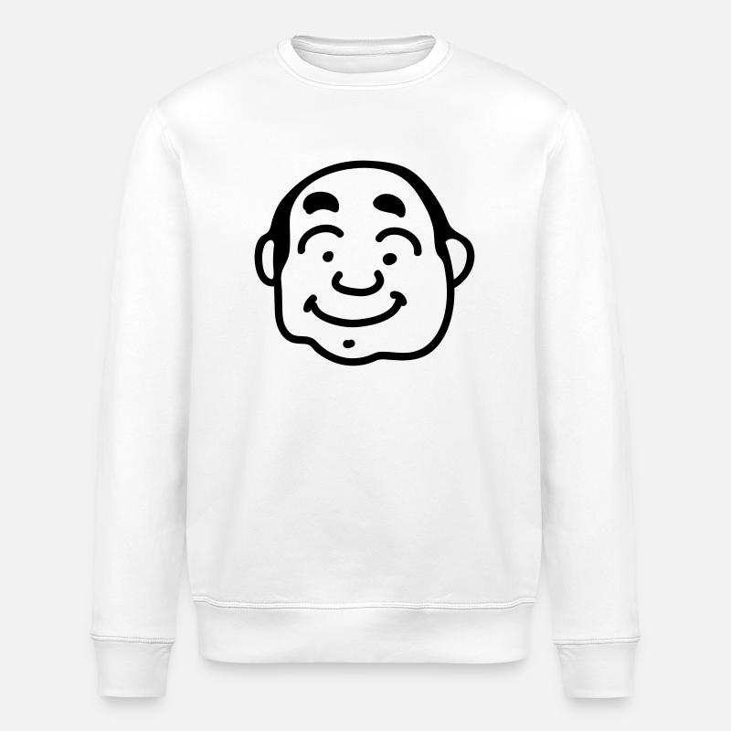 Netter Mann - Opa - Line - Stanley/Stella Unisex Bio-Sweatshirt ROLLER - Weiß