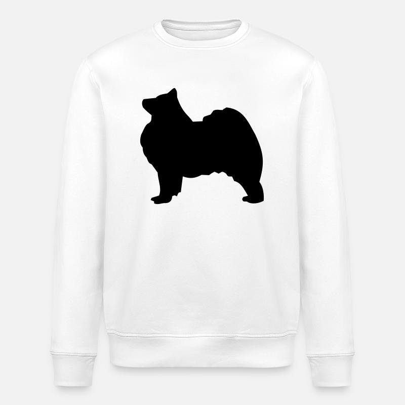 Samoyed - Stanley/Stella ROLLER Unisex Organic Sweatshirt - white
