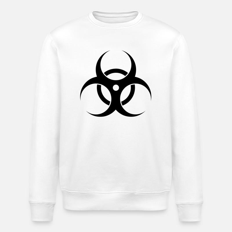 Biohazard - Stanley/Stella Unisex Bio-Sweatshirt ROLLER - Weiß
