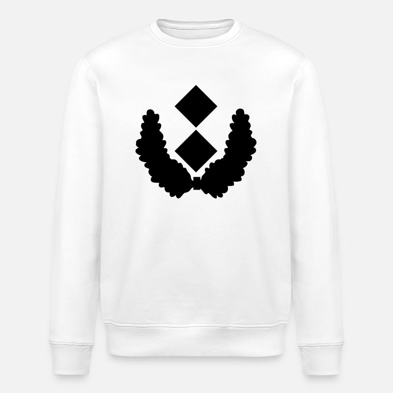 Oberstleutnant Dienstgrad - Stanley/Stella Unisex Bio-Sweatshirt ROLLER - Weiß