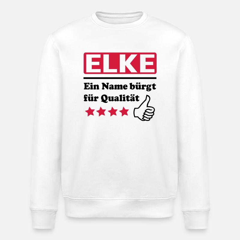 elke - Sweat bio ROLLER Stanley/Stella Unisexe - blanc